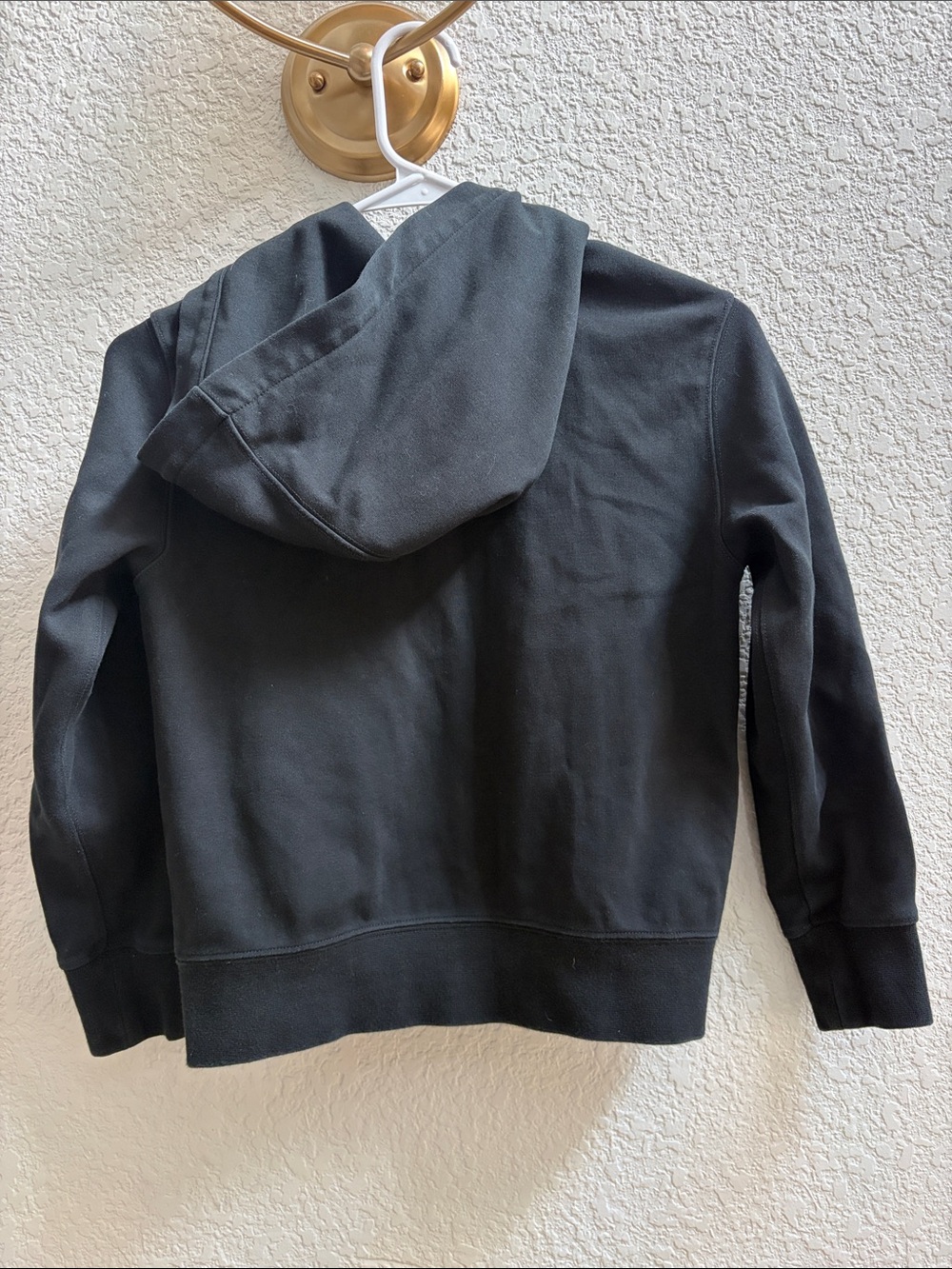Kids Polo by Ralph Lauren Black Full-Zip Hooded Sweatshirt Small youth 8 - Picture 4 of 5